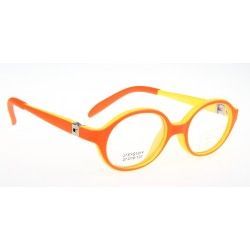  Oprawki okularowe RICCO KIDS JTXYQ 1014 C3 pomarańczowo-żółte