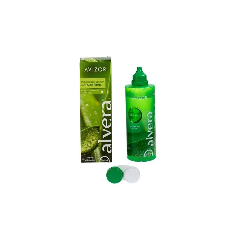 ALVERA 350ml | Płyn do soczewek z Aloesem | Paczka24h