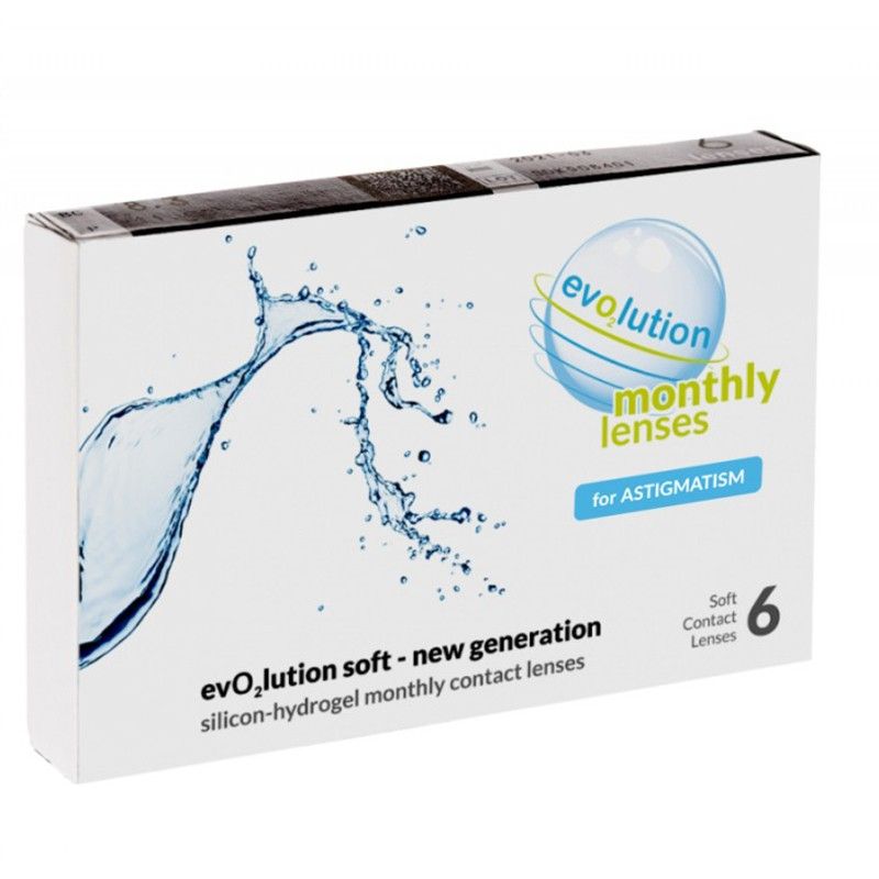 Soczewki miesięczne evO2lution monthly for Astigmatism 6 szt.