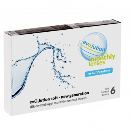 Soczewki miesięczne evO2lution monthly for Astigmatism 6 szt.