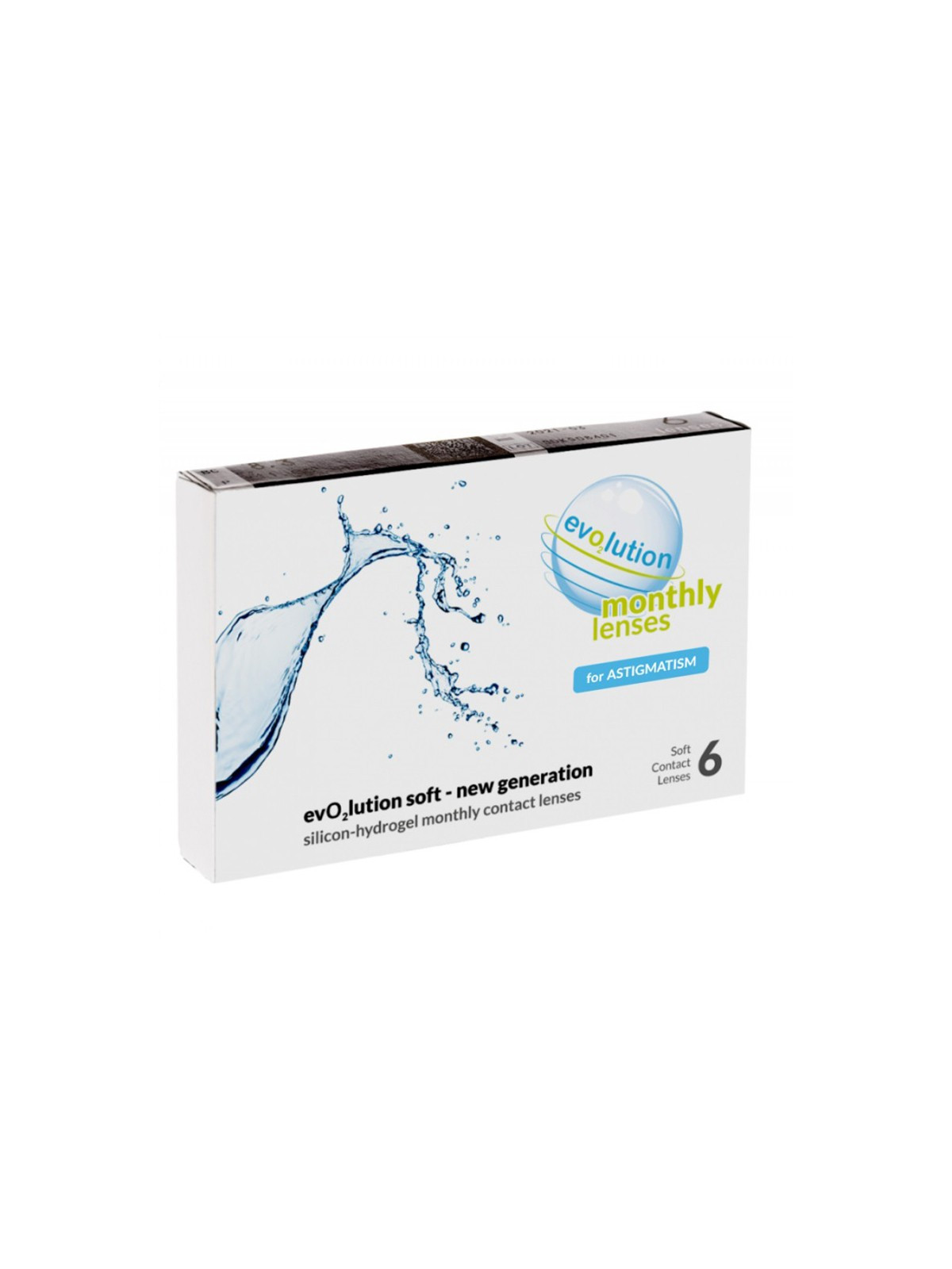 Soczewki miesięczne evO2lution monthly for Astigmatism 6 szt.