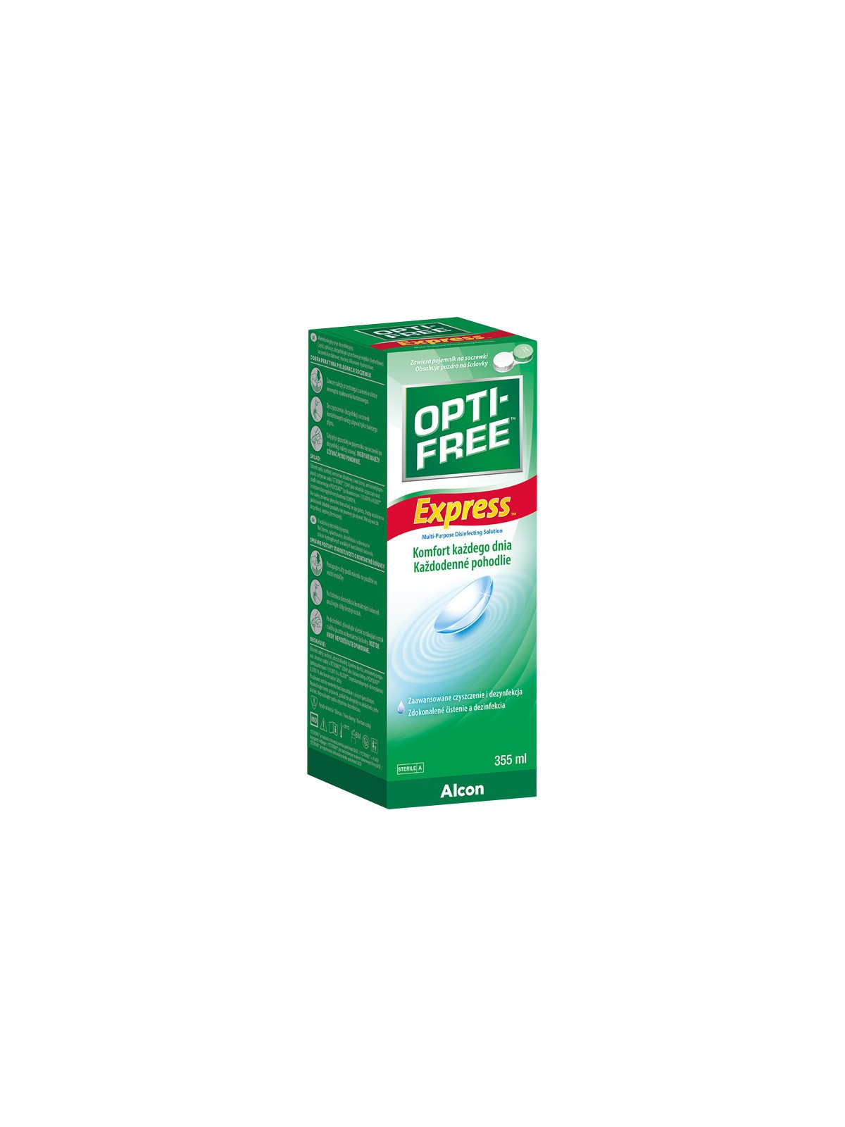 Opti-Free Express 355ml | Płyn do Soczewek