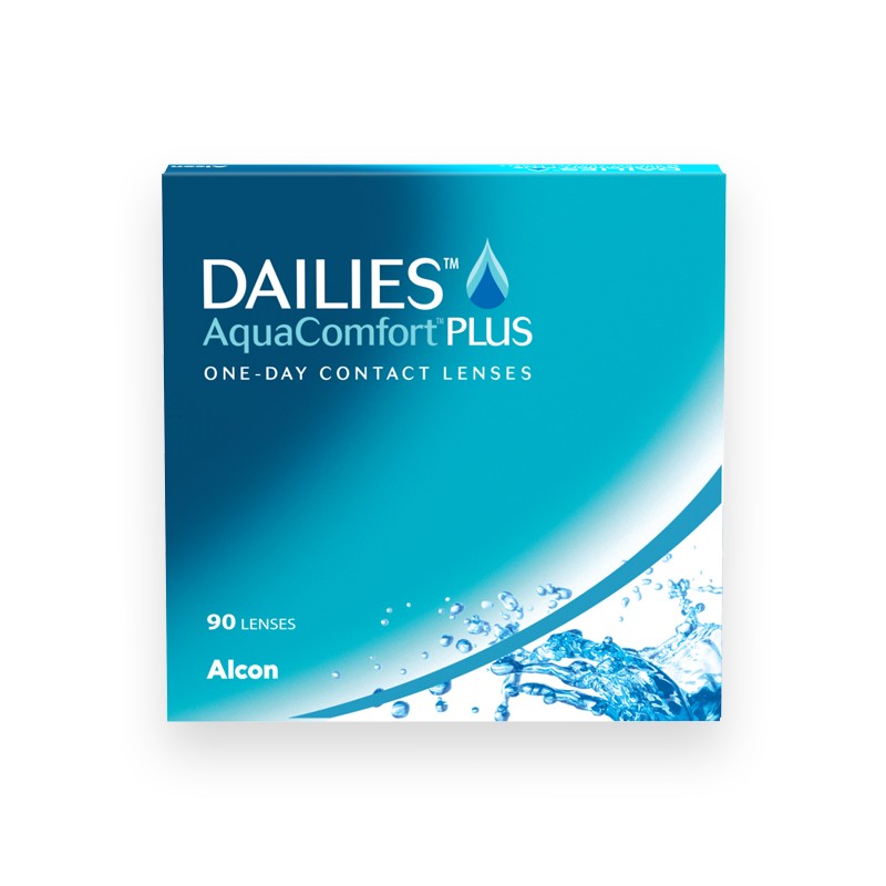 Soczewki jednodniowe Dailies Aqua Comfort Plus 90 szt.