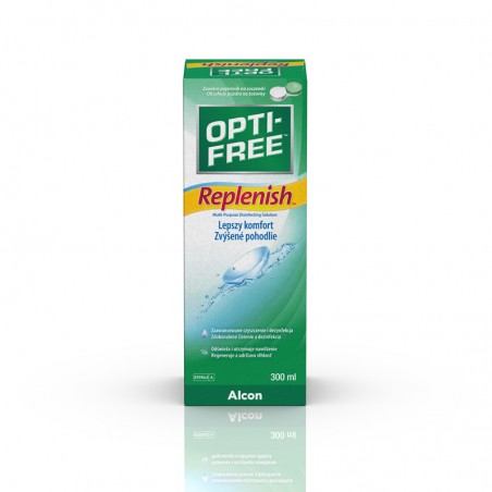 Opti Free Replenish 300ml | Płyn Pielęgnujący Soczewki