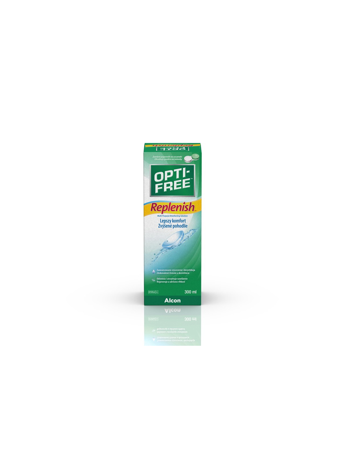 Opti Free Replenish 300ml | Płyn Pielęgnujący Soczewki