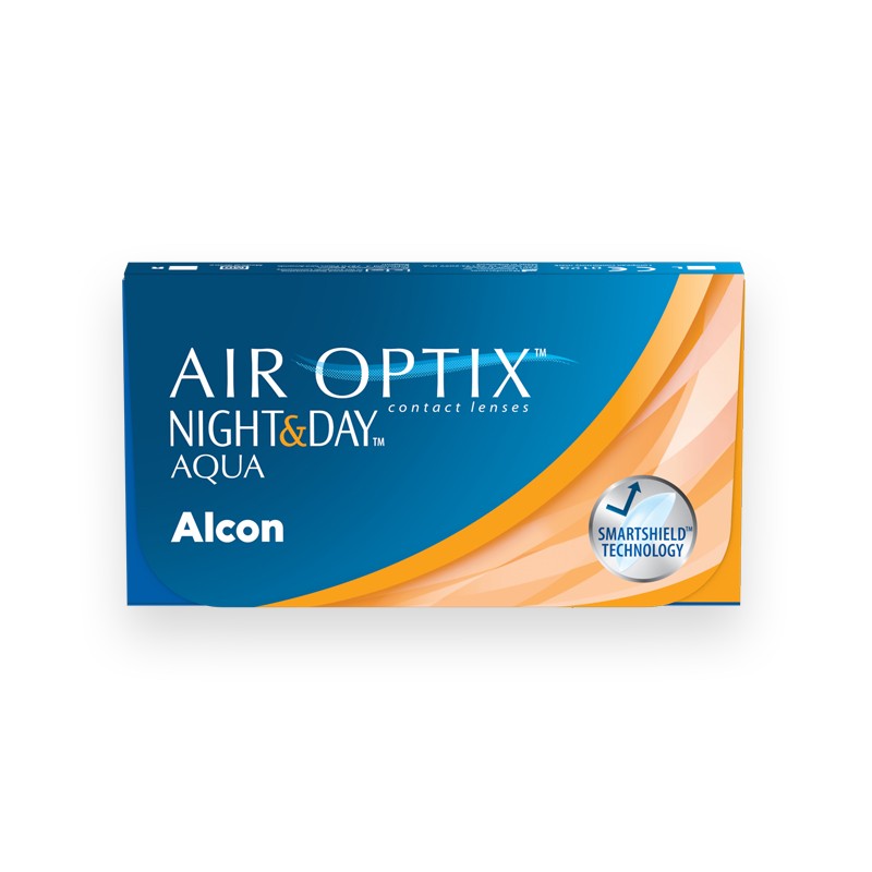 Soczewki miesiêczne Air Optix Night & Day Aqua BC 8,6 6 szt.