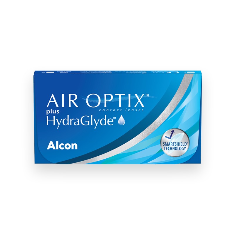 Soczewki miesiêczne Air Optix Plus HydraGlyde 3 szt.