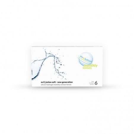 evO2lution monthly lenses 6 szt. - wyprzedaż