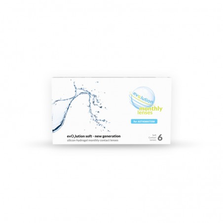 Soczewki miesięczne evO2lution monthly for Astigmatism 6 szt.