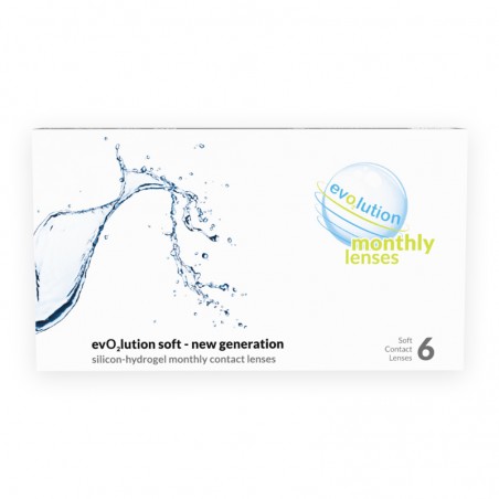 Soczewki kontaktowe miesięczne evO2lution monthly lenses 6 szt.