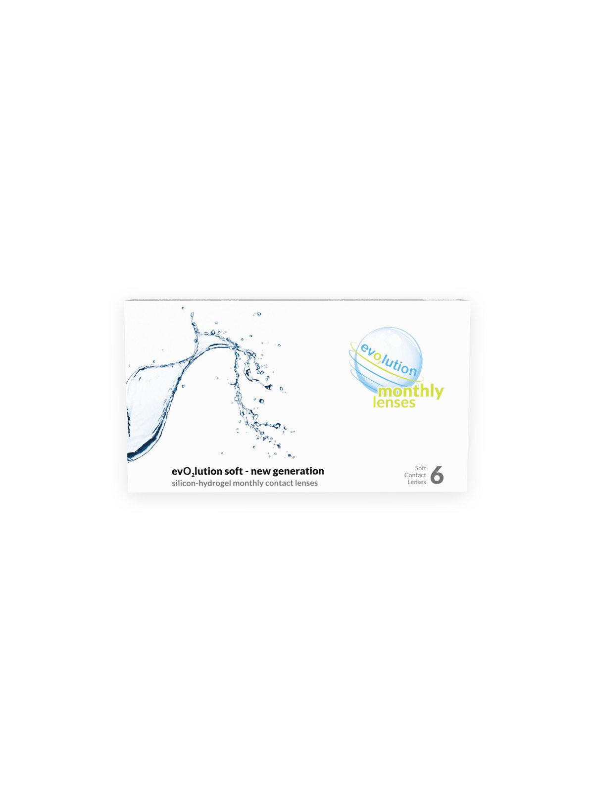 Soczewki kontaktowe miesięczne evO2lution monthly lenses 6 szt.