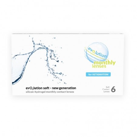 Soczewki miesięczne evO2lution monthly for Astigmatism 6 szt.