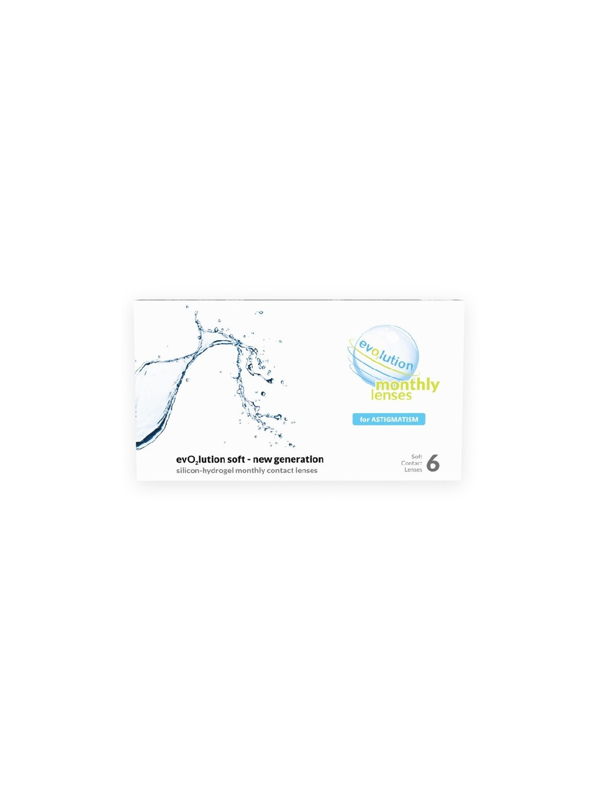 Soczewki miesięczne evO2lution monthly for Astigmatism 6 szt.