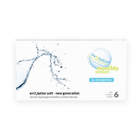 Soczewki miesięczne evO2lution monthly for Astigmatism 6 szt.