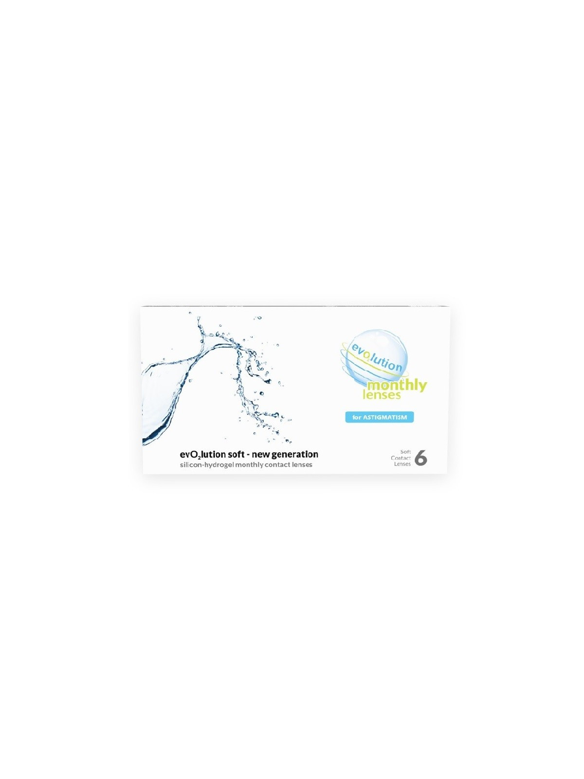 Soczewki miesięczne evO2lution monthly for Astigmatism 6 szt.