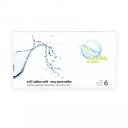  Soczewki kontaktowe miesięczne evO2lution monthly lenses 6 szt.