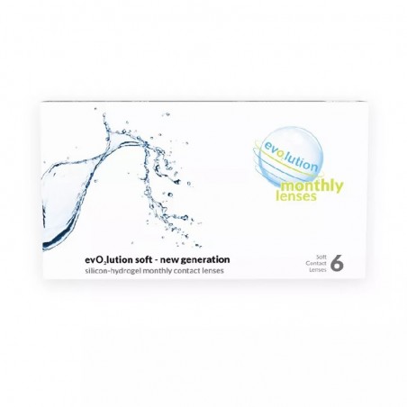 Soczewki kontaktowe miesięczne evO2lution monthly lenses 6 szt.