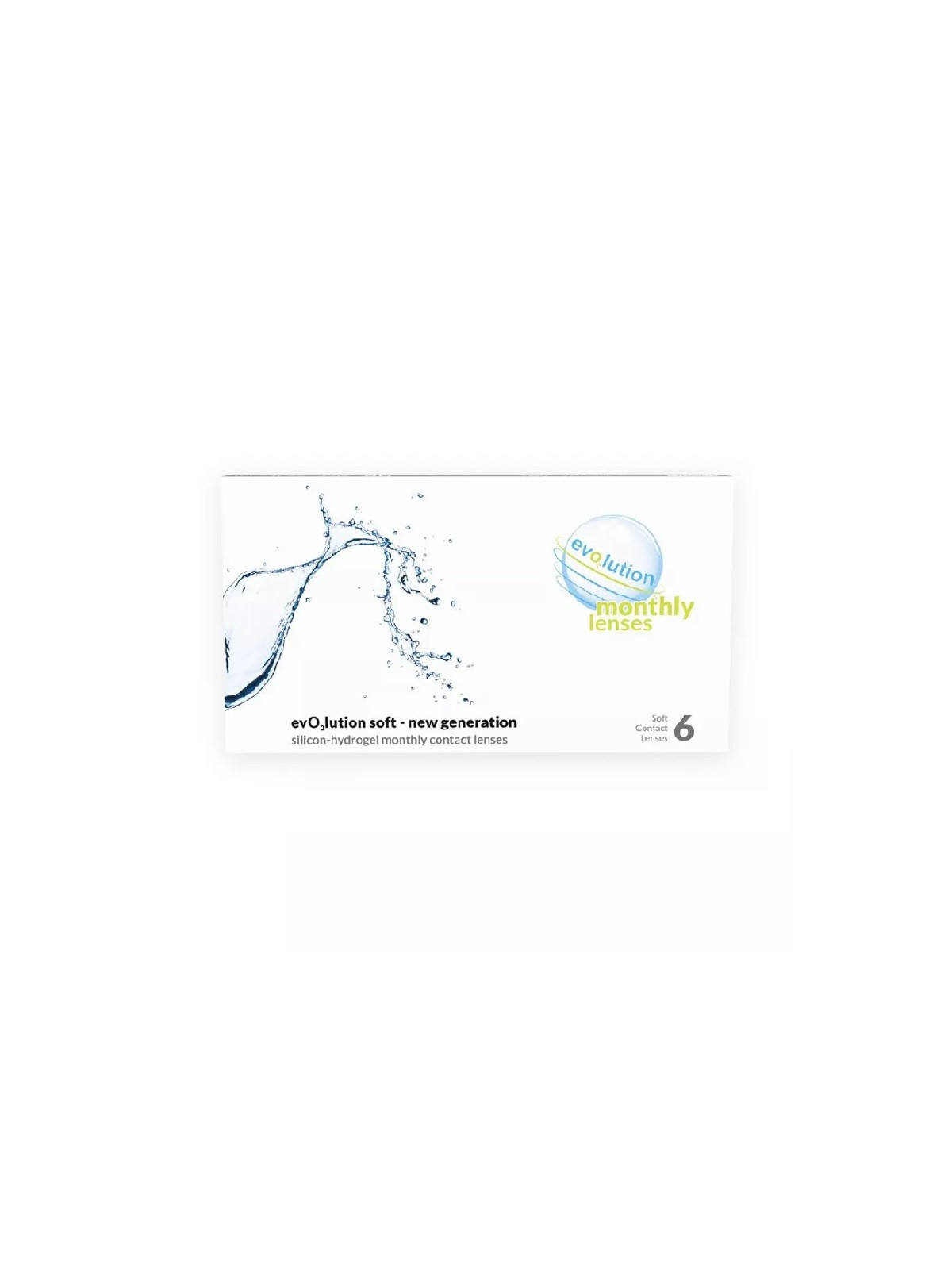 Soczewki kontaktowe miesięczne evO2lution monthly lenses 6 szt.