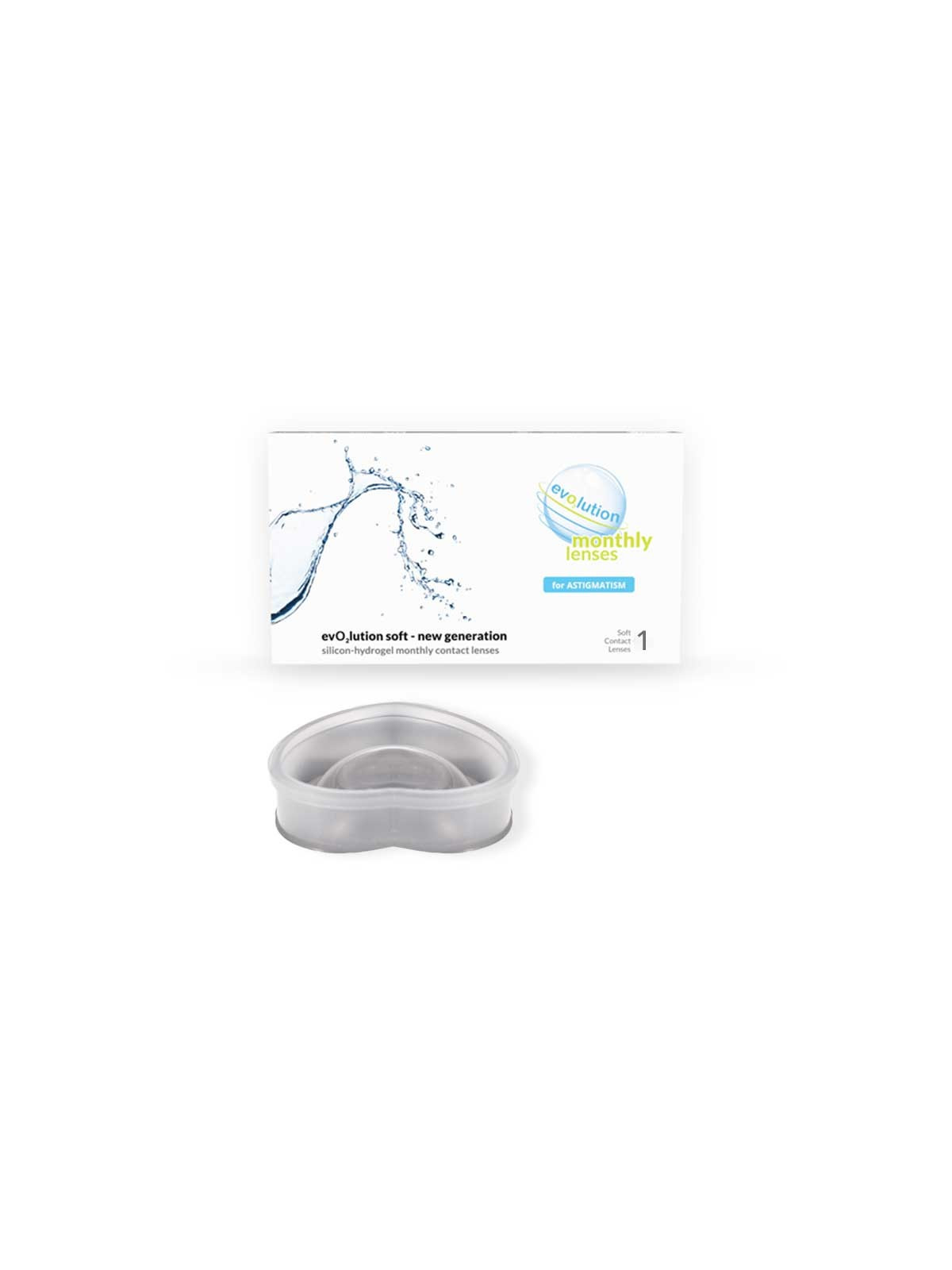 Soczewki miesięczne evO2lution monthly lenses for Astigmatism 1 szt.