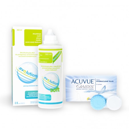 ACUVUE® OASYS 6 szt. + evO2lution soft 360 ml