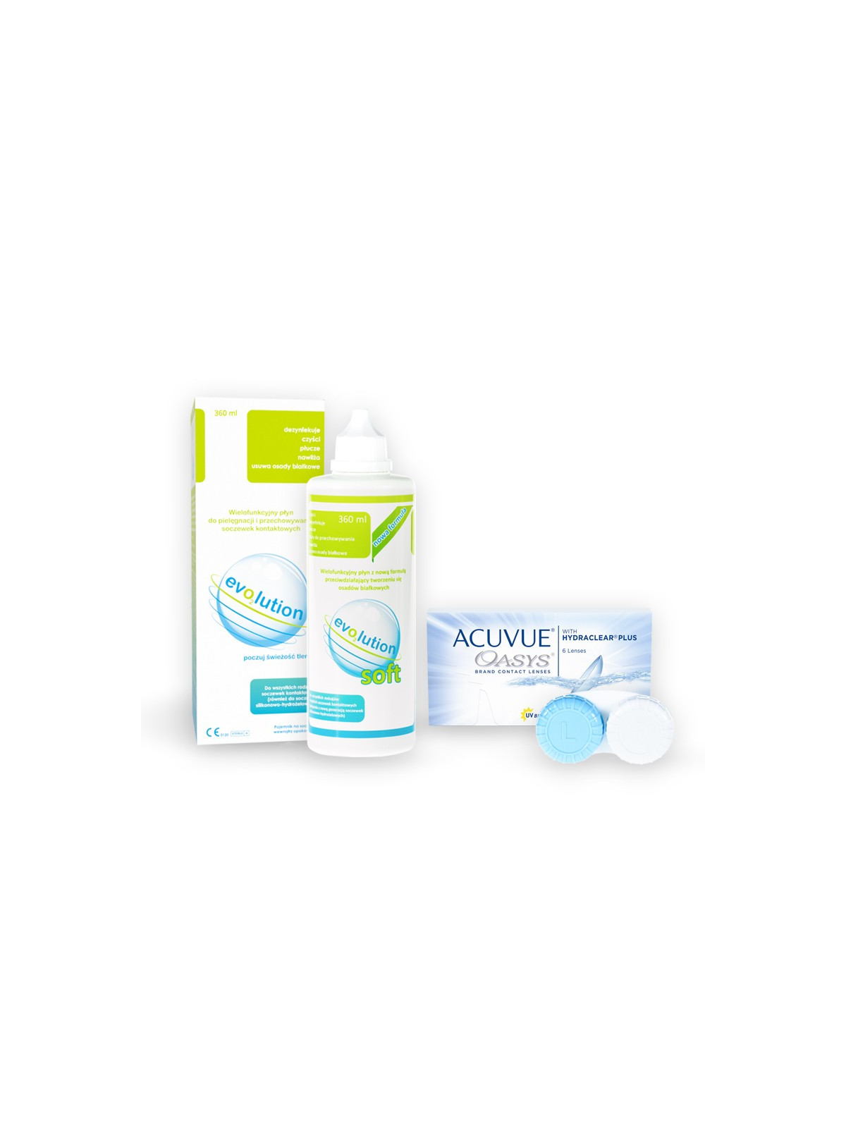 ACUVUE® OASYS 6 szt. + evO2lution soft 360 ml
