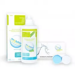 evO2lution monthly lenses 6 szt. + płyn evO2lution soft 500 ml