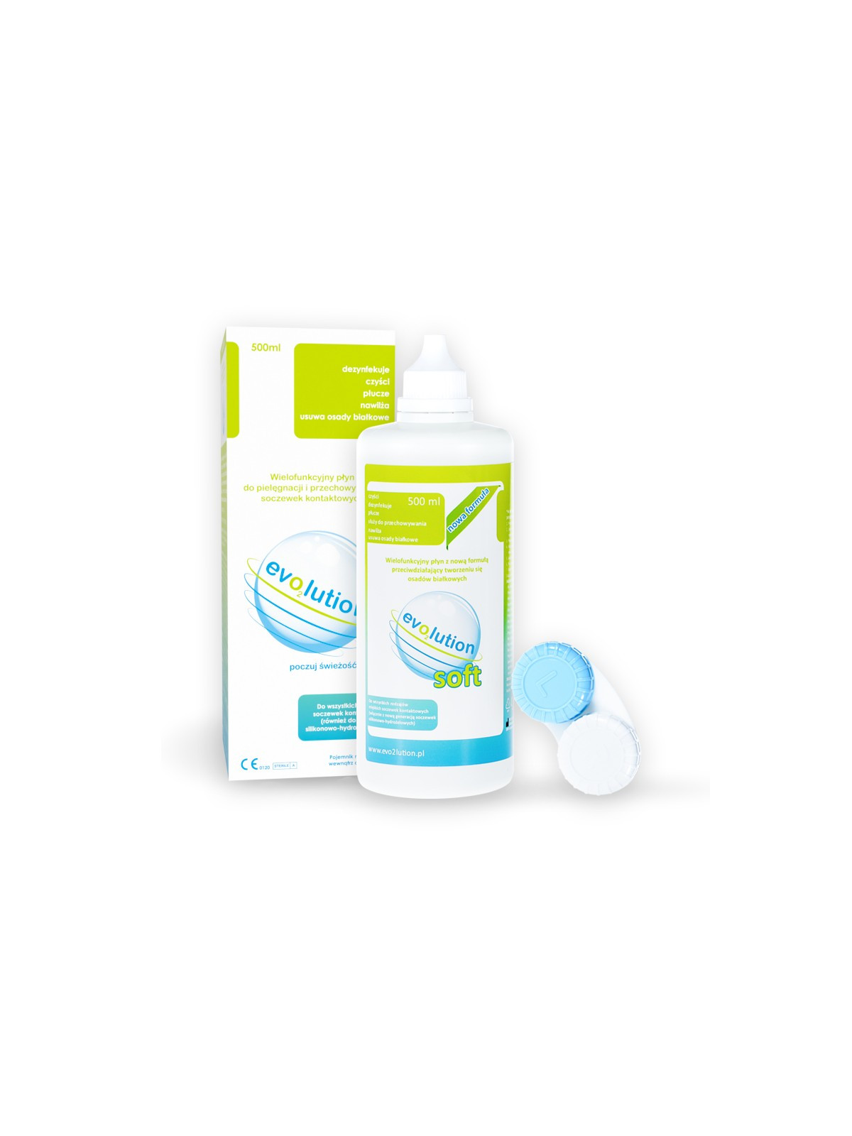 Evo2lution Soft 500ml | Płyn do soczewek