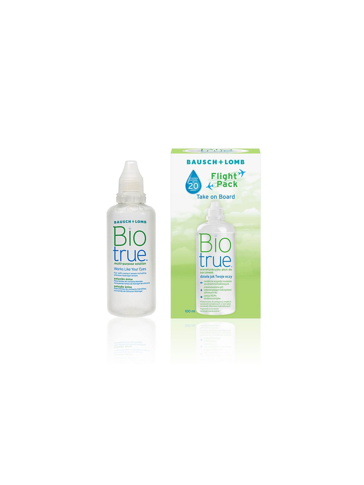 BIOTRUE 100ml | PŁYN z HIALORUNIANEM | Niska Cena