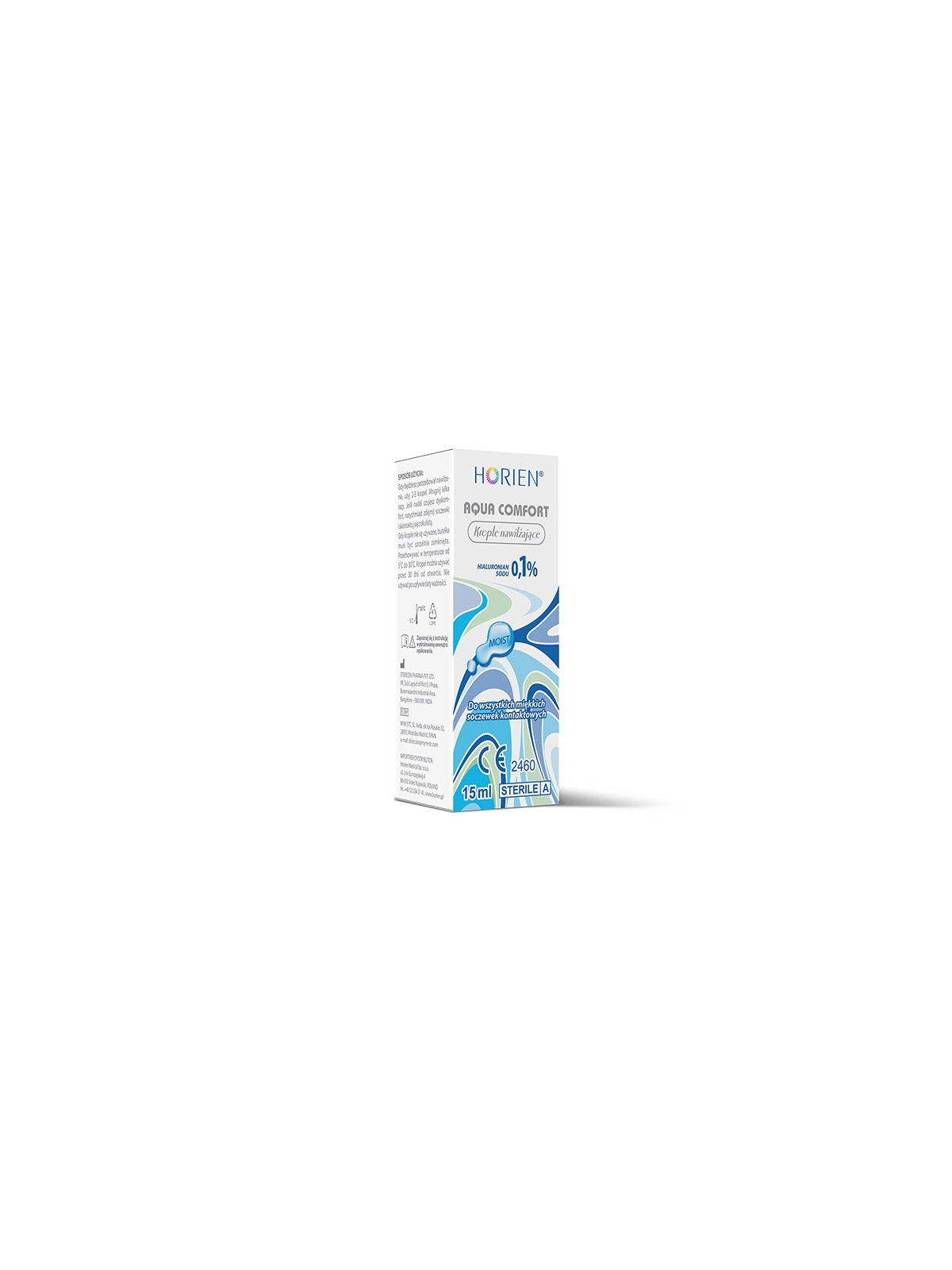 HORIEN Aqua Comfort 15ml | Nawilżające Krople do Oczu