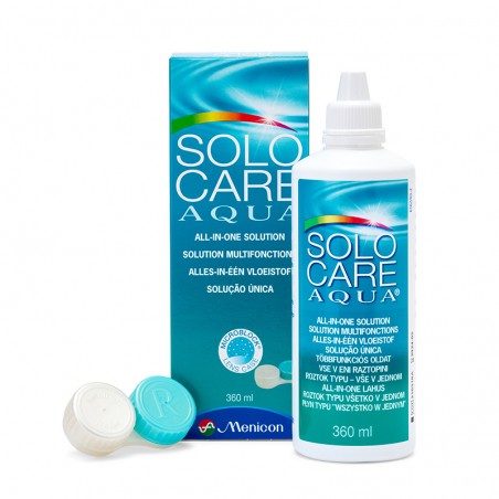 SOLO Care Aqua 360ml | Płyn Do Soczewek | Niska Cena