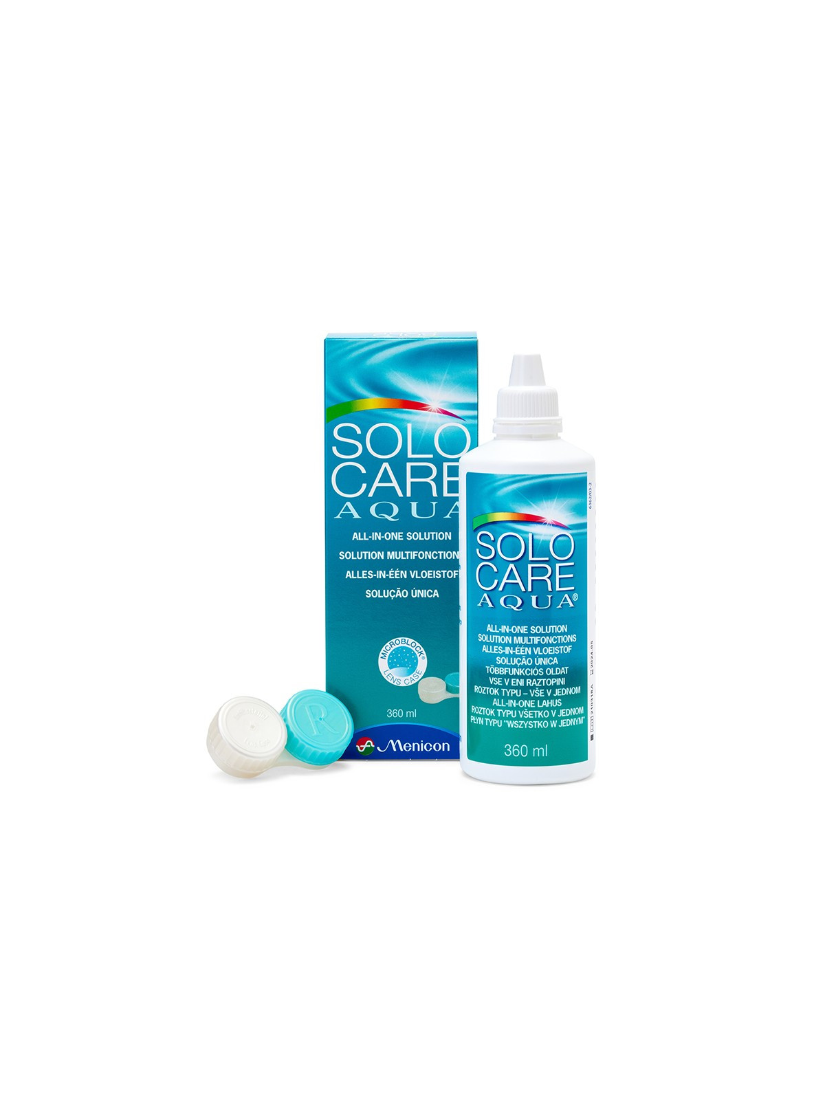 SOLO Care Aqua 360ml | Płyn Do Soczewek | Niska Cena