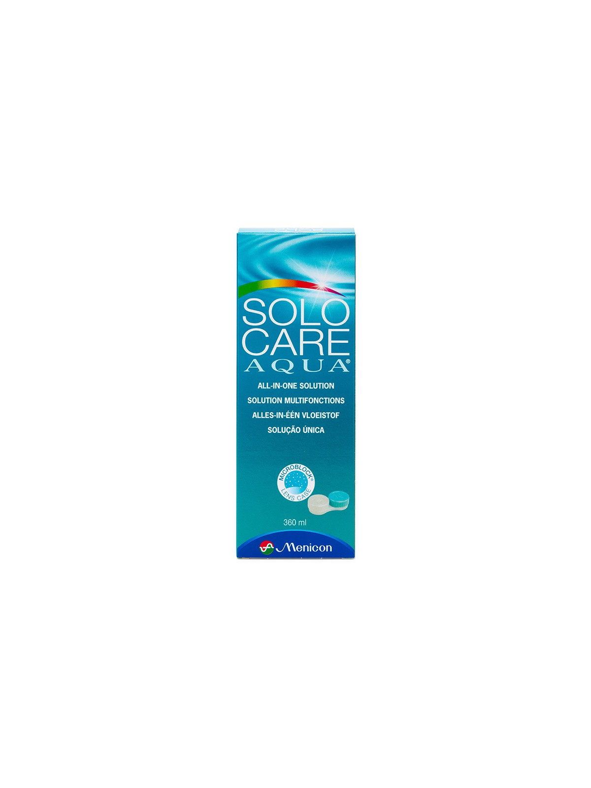 SOLO Care Aqua 360ml | Płyn Do Soczewek | Niska Cena