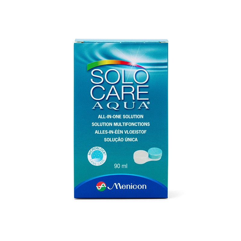 SoloCare Aqua 90ml | Płyny Do Soczewek | Wysyłka 24h