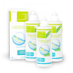 3 x evO2lution soft 360ml | Super Płyn do Soczewek za jedyne 56,99 zł