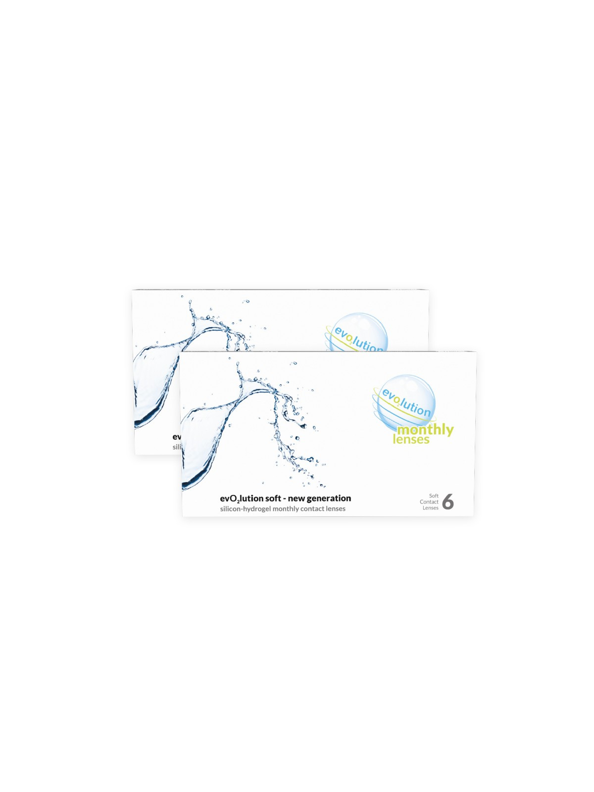 Promocyjny zestaw evO2lution monthly lenses 2 x 6 szt.