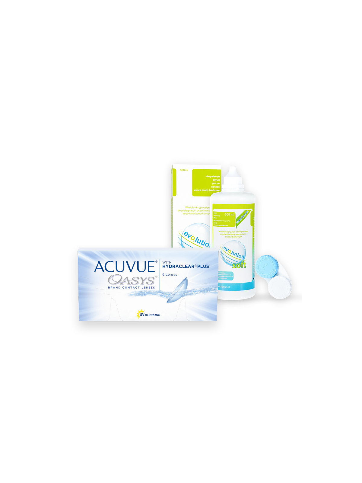ACUVUE® OASYS 6 szt. + evO2lution soft 500 ml