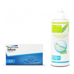 Soflens 59 6 szt. + evO2lution soft 360 ml