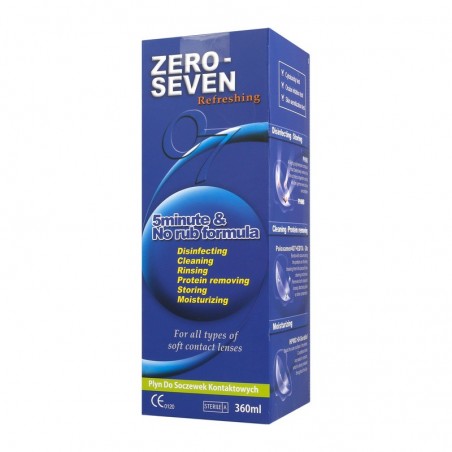 ZERO SEVEN 360ml | Płyn Do Soczewek | NISKA CENA