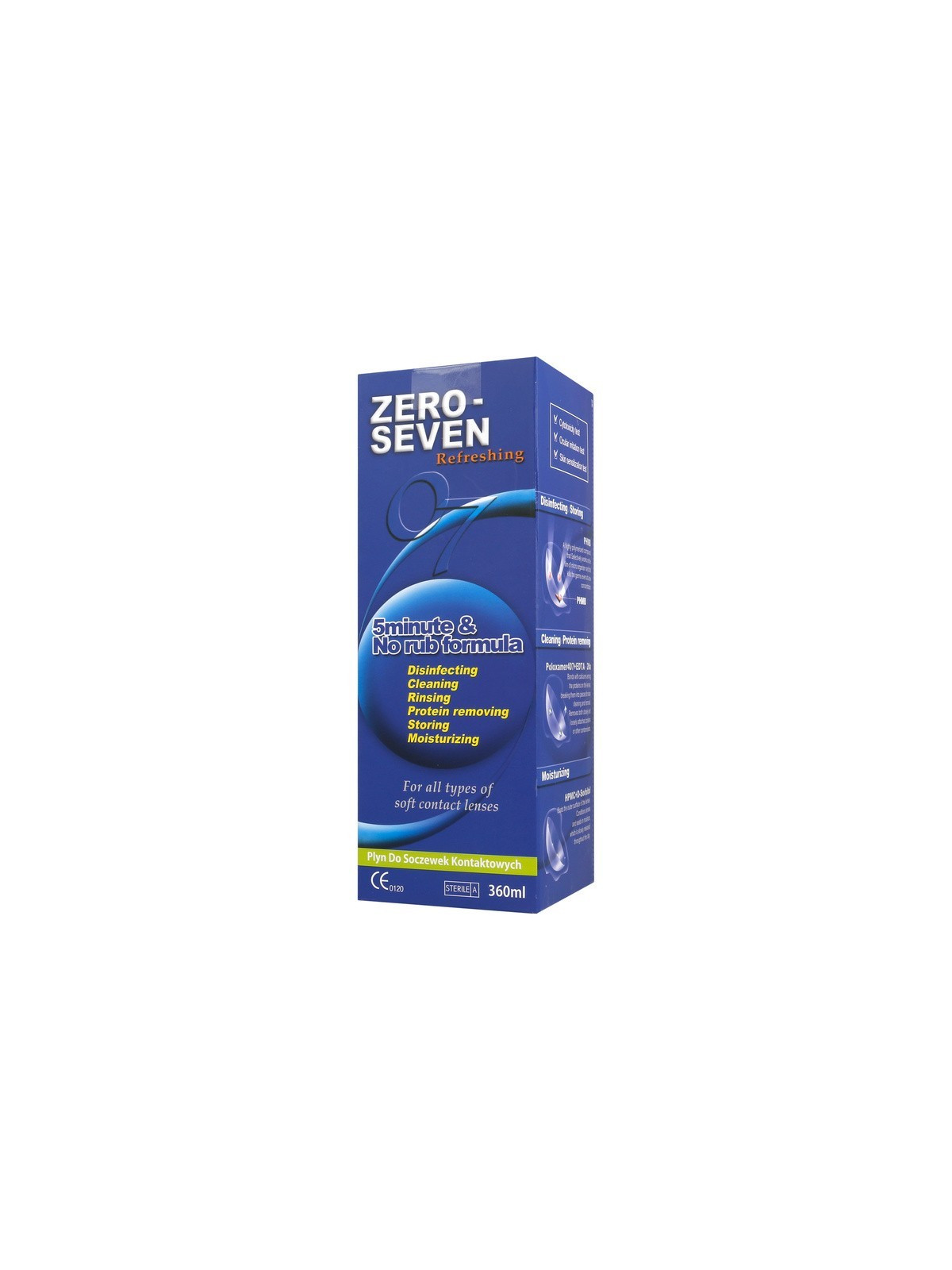 ZERO SEVEN 360ml | Płyn Do Soczewek | NISKA CENA