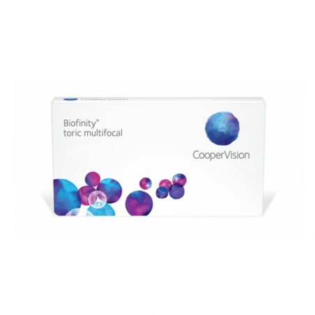 Soczewki miesięczne Biofinity Toric Multifocal 3 szt. N-towarzyszące