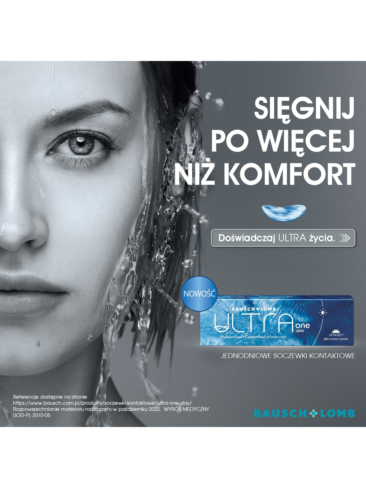 Soczewki jednodniowe Ultra One Day 90 szt. - WYPRZEDAŻ