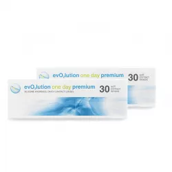 2 x Soczewki jednodniowe evO2lution one day premium 30 szt.