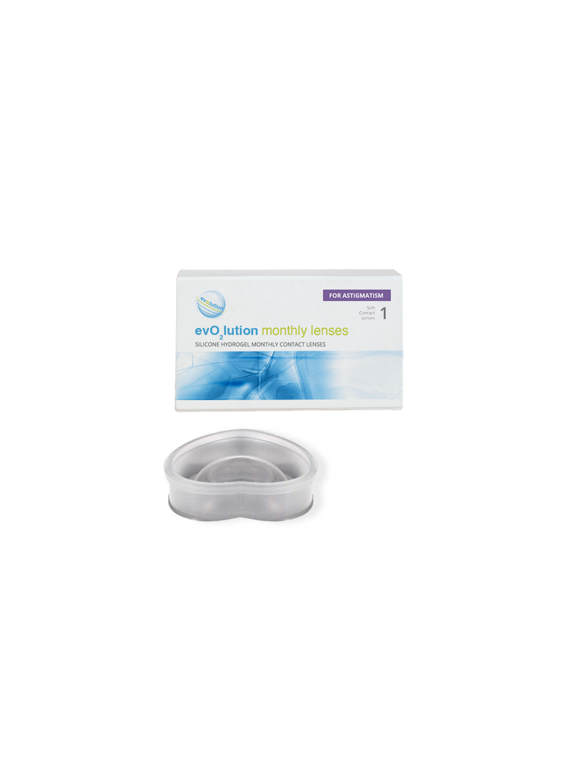 Soczewki miesięczne evO2lution monthly lenses for Astigmatism 1 szt.