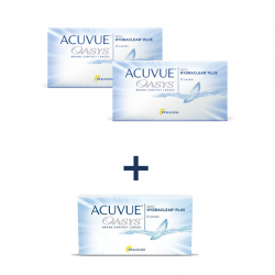 2 x ACUVUE® OASYS 12 szt. + ACUVUE® OASYS 6 szt. za 1 zł BC 8.8