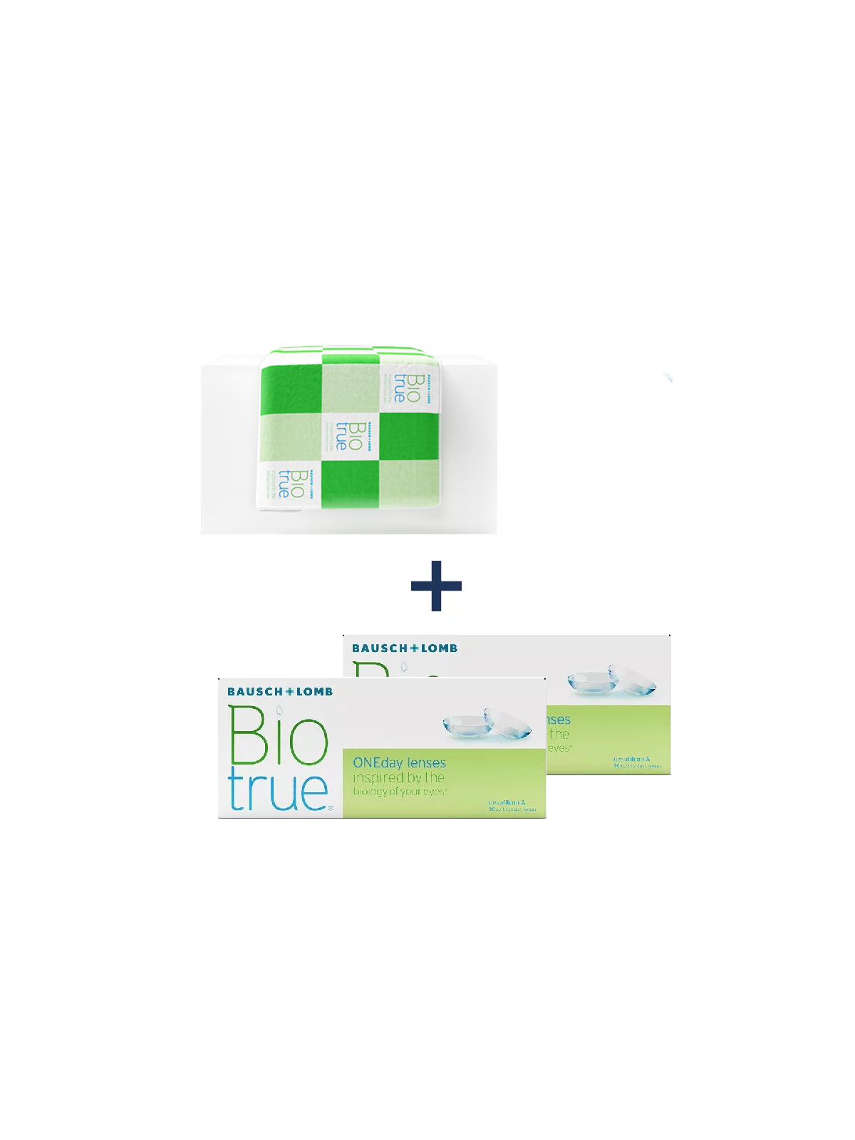 2 x BioTrue OneDay 30 szt. + ręcznik sportowy GRATIS