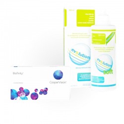 Biofinity 3 szt. + evO2lution soft 360 ml