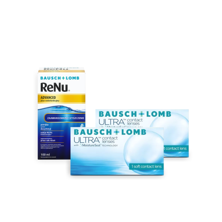 2 x Ultra 1 szt. + ReNu Advanced 100 ml