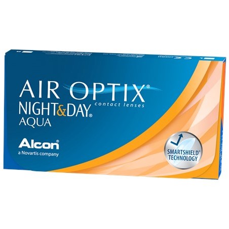 AIR OPTIX Night&Day Aqua 6szt | Całodobowe Soczewki