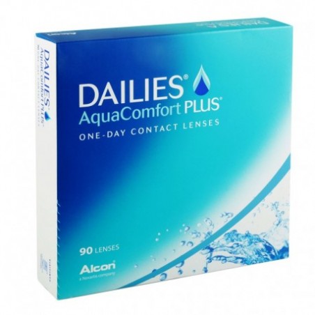 DAILIES Aqua Comfort Plus 90szt | JEDNODNIOWE Szkła