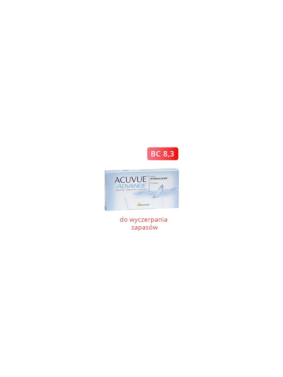 Acuvue Advance 6 szt.  BC 8.3